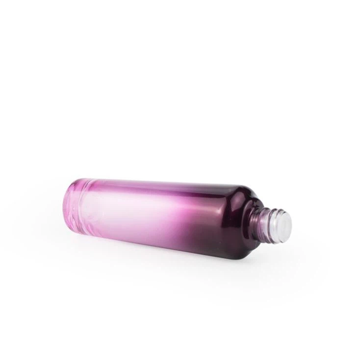 Purple glass bottle