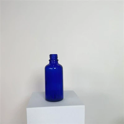 زجاجة قطارة زيت عطري زرقاء سعة 100 مل